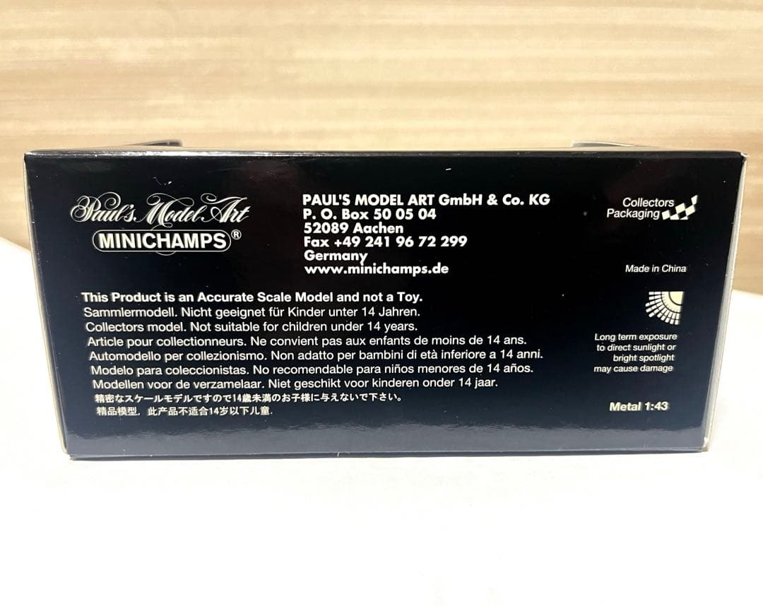 ミニチャンプス 京商 1/43 ポルシェ 911 GT1 1996