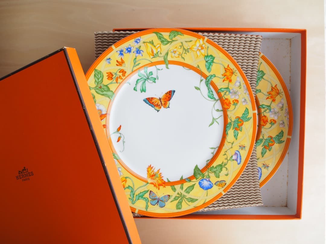 HERMES シエスタ 2点セット ディナープレート 27.5cm
