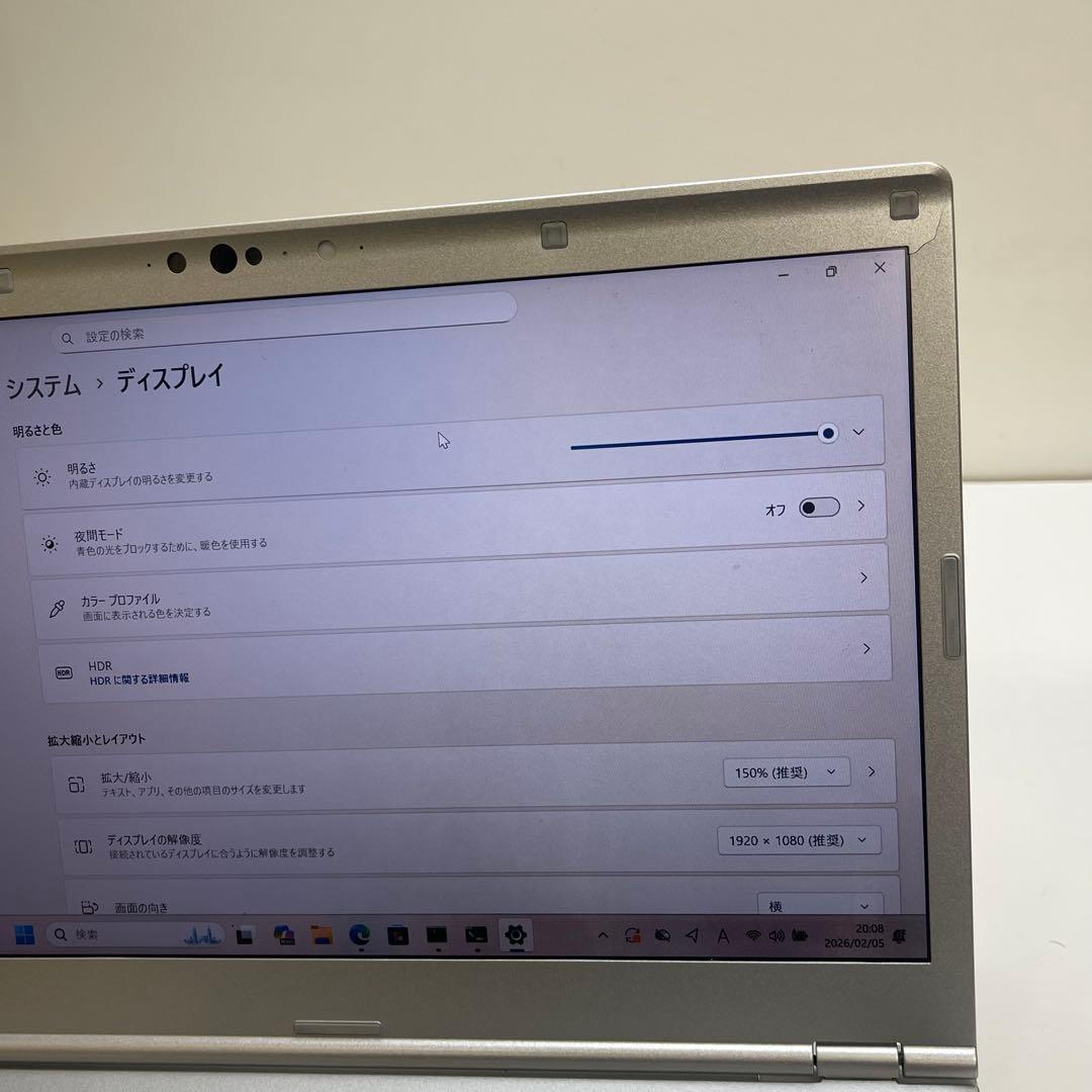 Let’s Note CF-LV9 i5-10310U 8GB SSD256GB