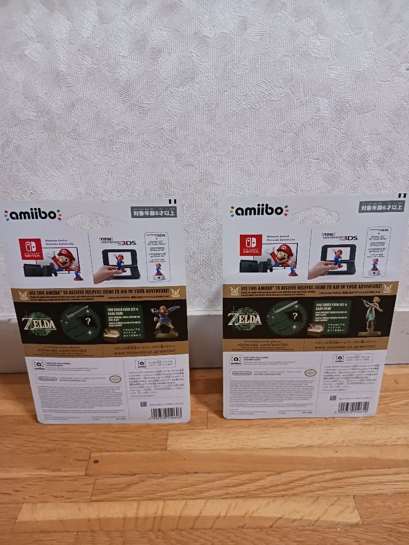【新品未開封】ゼルダの伝説 amiibo フィギュア 2体セット