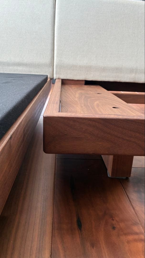 ①マスターウォール　デニッシュソファ　ウォールナット　１６０　②とのセット販売