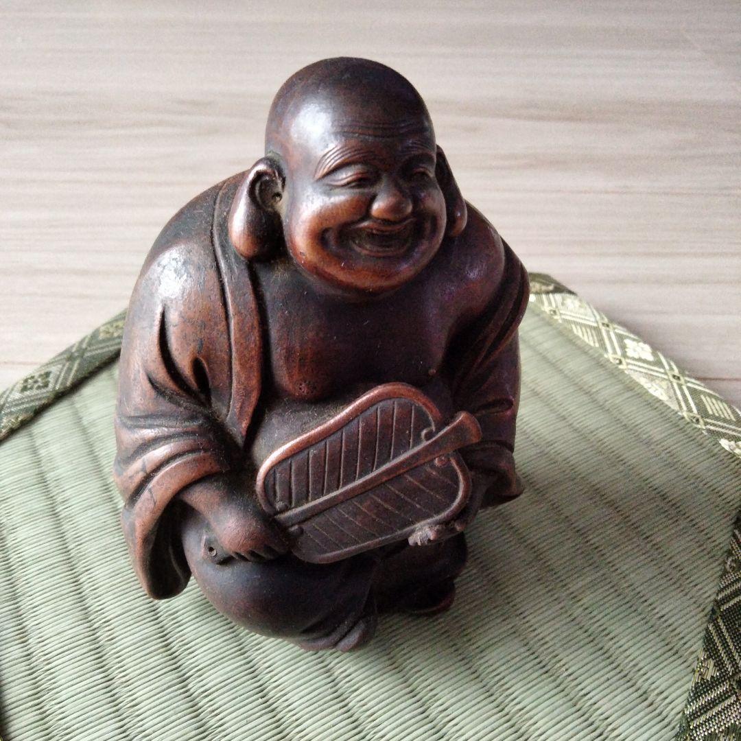 備前焼　布袋様の置物