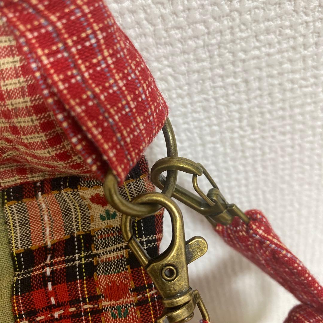 38.ハンドメイド＊先染め生地 スーちゃんのバッグ