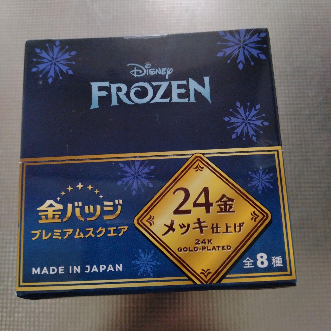 ディズニーフローズン　 金バッチプレミアムスクエア　vol.1セット箱新品未開封