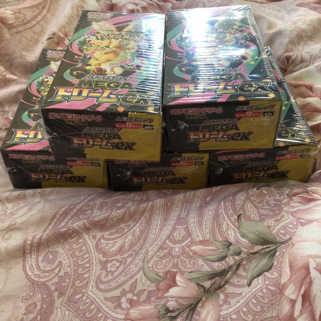 ポケモンカード MEGAドリームex 5BOX シュリンク付
