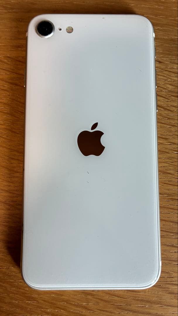 ㊹iPhone SE 第2世代 128GB ホワイト SIMフリー画面小傷多数