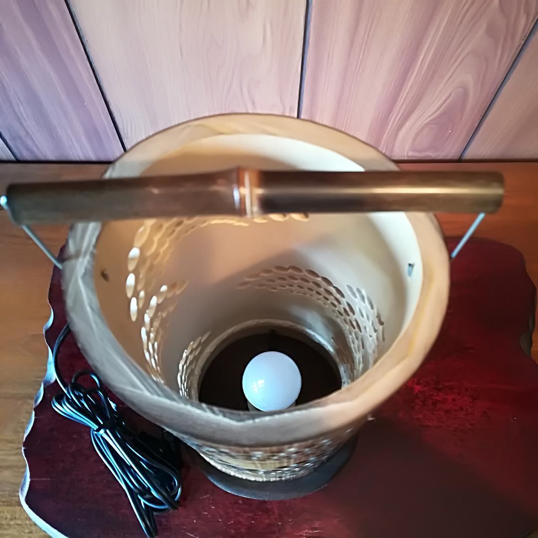 癒し灯火　竹行灯　No23175