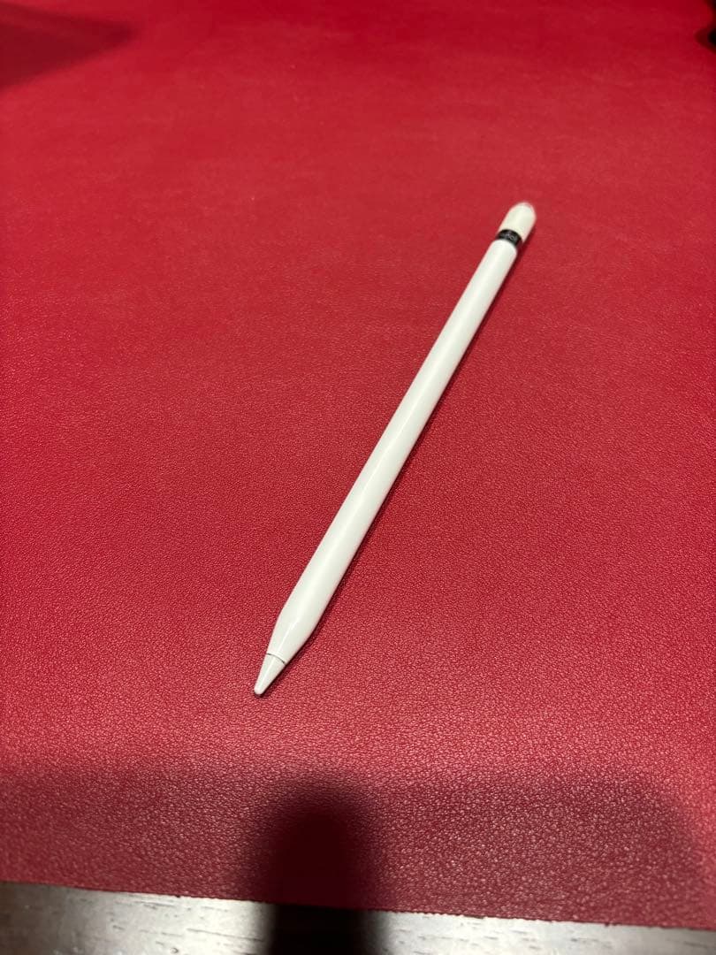 【最終値下げ】iPad スペースグレー 本体 + 純正タッチペン、赤色カバー