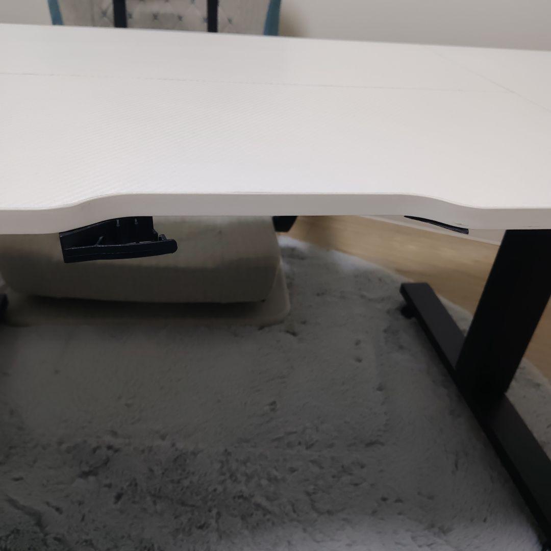 GTPRAYER パソコンデスク ゲーミングテーブル 電源ポート付き 昇降式