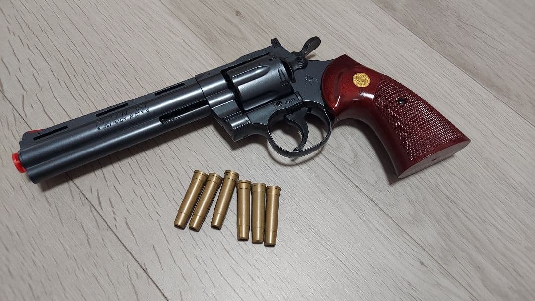 極美品　クラウンモデル　エアーリボルバー　3機種セット　コルトパイソン　M19
