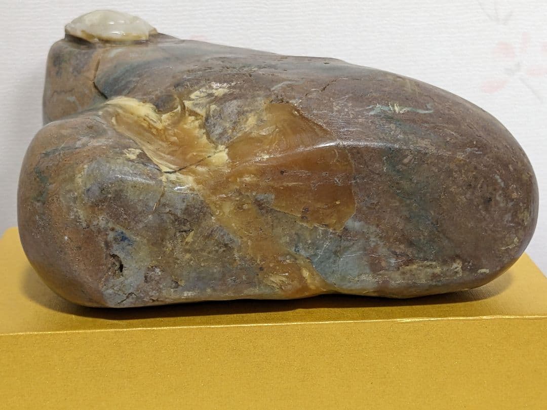 ♦中国 工芸品 天然石 細密彫刻 置物 飾り コレクション 縁起物美術品 骨董品