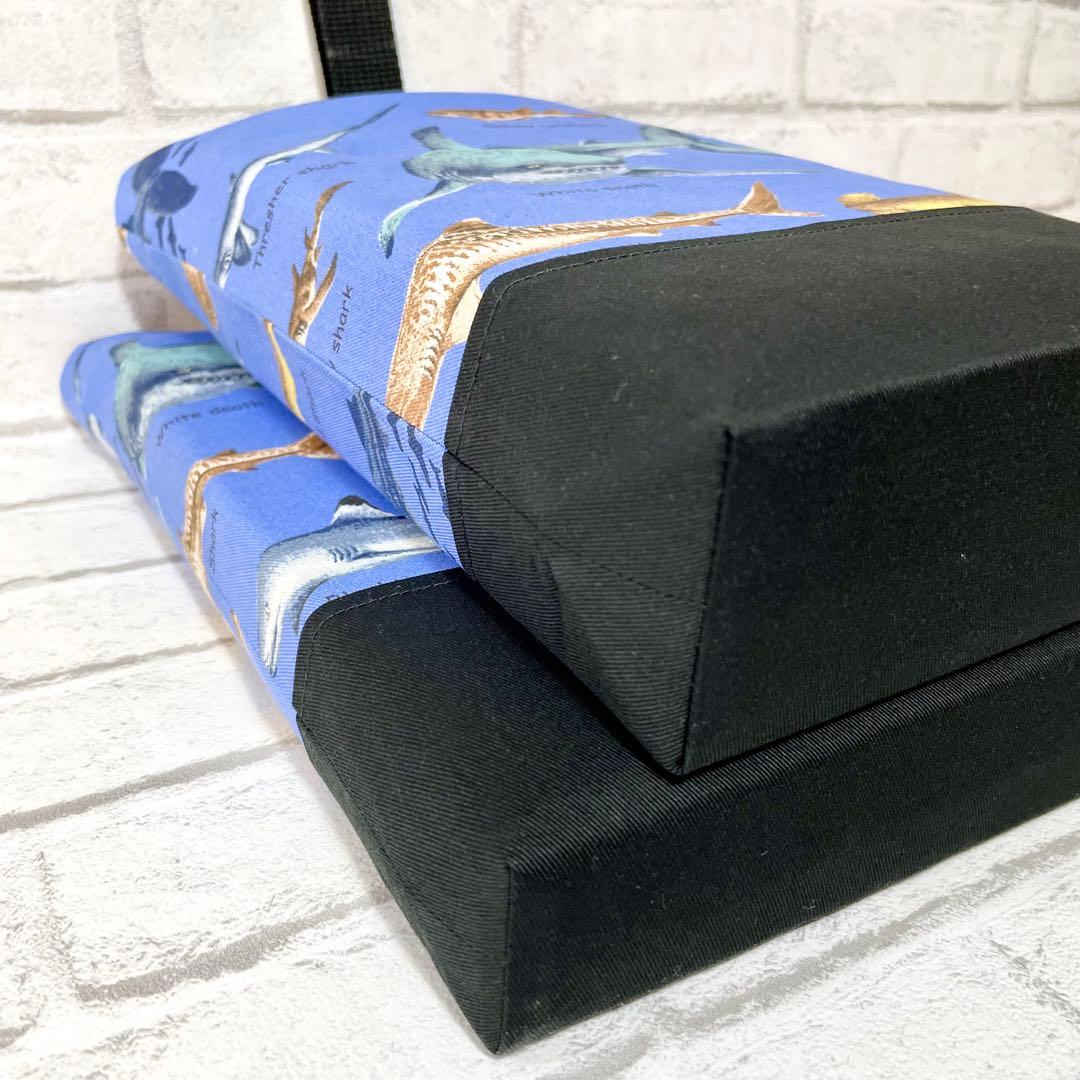 【kunako】サメ図鑑(ブルー)/深海魚(ネイビー)入園入学グッズ7点