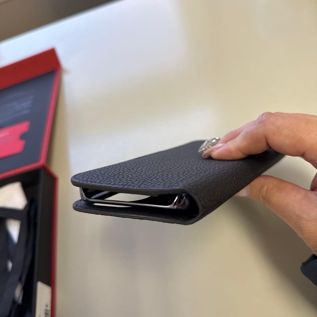 BONAVENTURA スタンドダイアリーケース シュリンクレザー ブラック