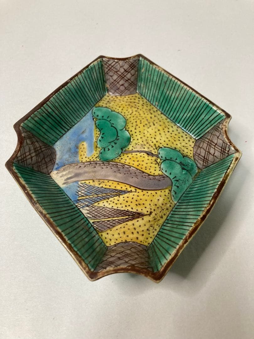 古九谷　吉田屋　八角皿　20枚