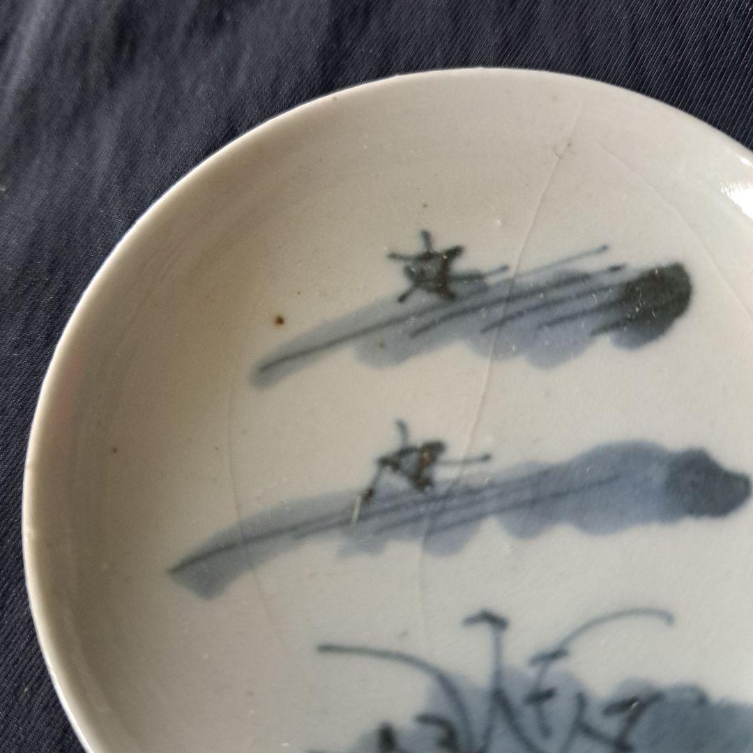 「特価 ！訳ありでも、すごい豆皿」 古伊万里皿(幅最大10cm)3客セット 骨董