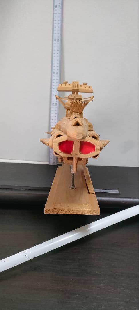 手作り木工・地球防衛軍旗艦アンドロメダ(木材素地仕上げ)