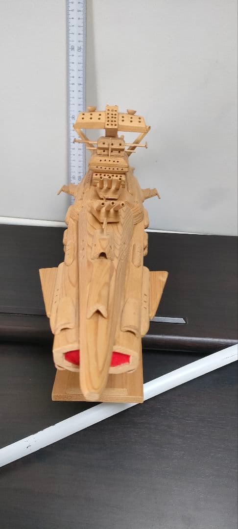 手作り木工・地球防衛軍旗艦アンドロメダ(木材素地仕上げ)