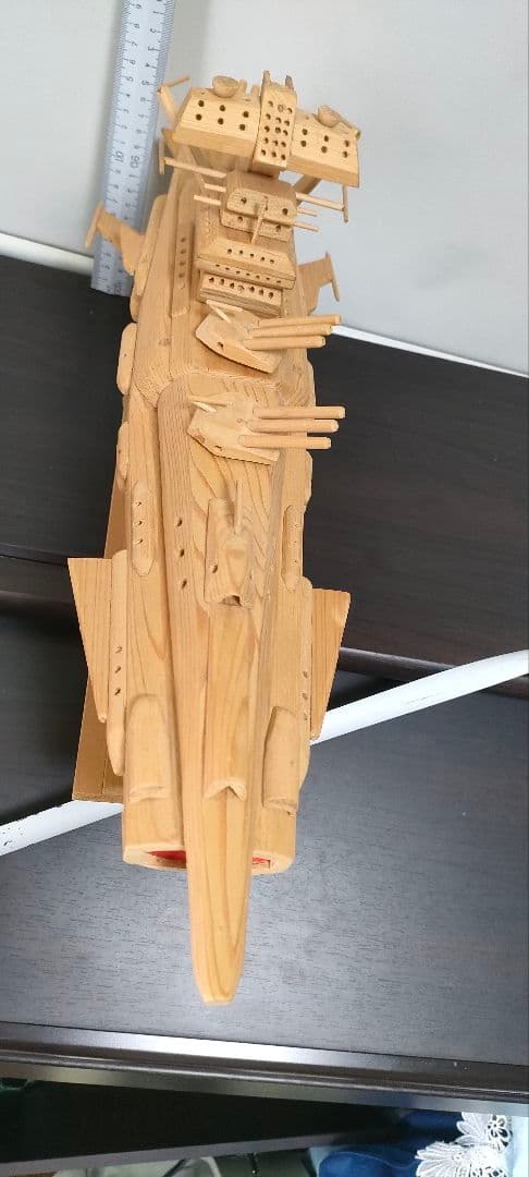 手作り木工・地球防衛軍旗艦アンドロメダ(木材素地仕上げ)
