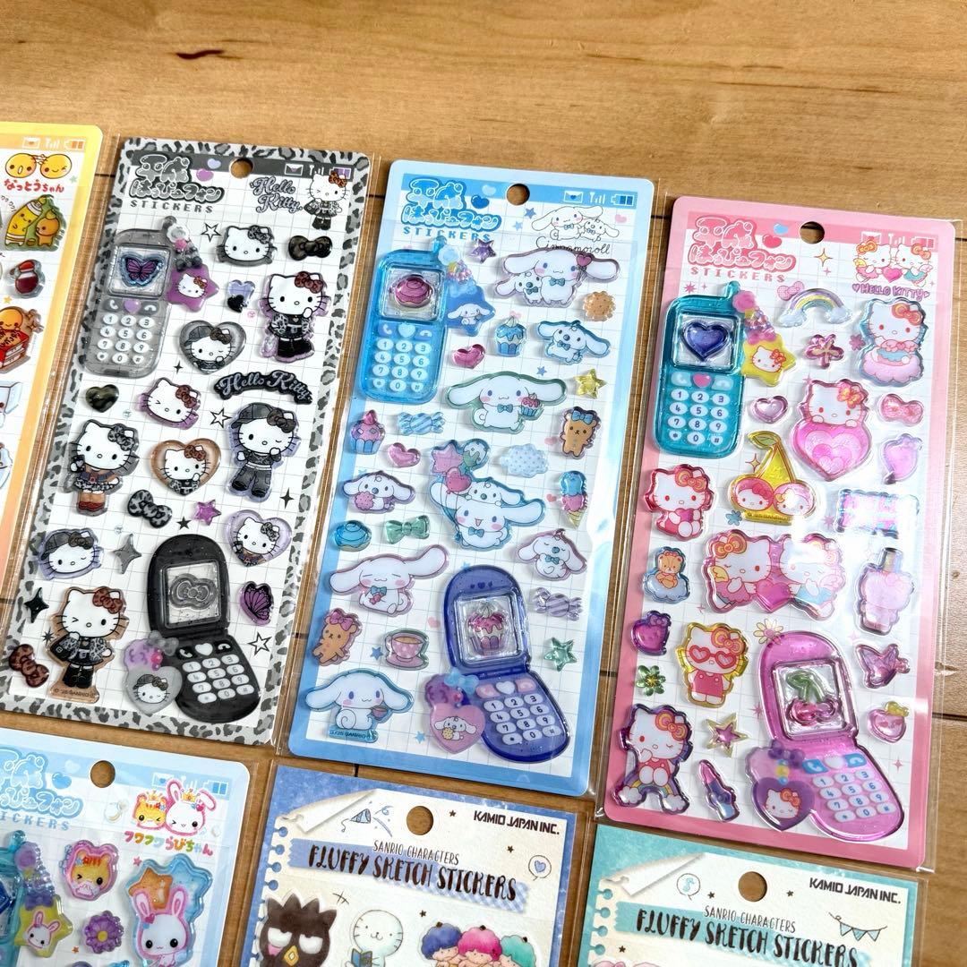 平成はっぴーフォン　サンリオ　はぴだんぶい　なっとうちゃん　ヒョウ柄　キティ