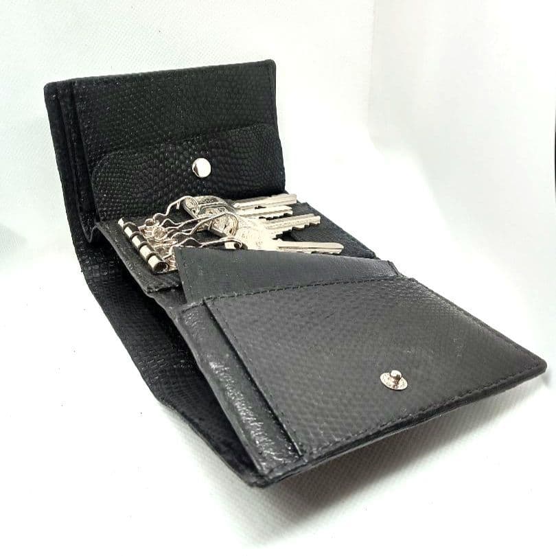 3つ折コンパクト財布(リザード/トカゲ)