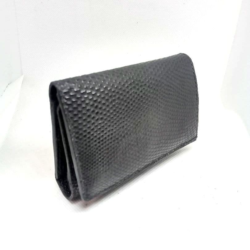 3つ折コンパクト財布(リザード/トカゲ)