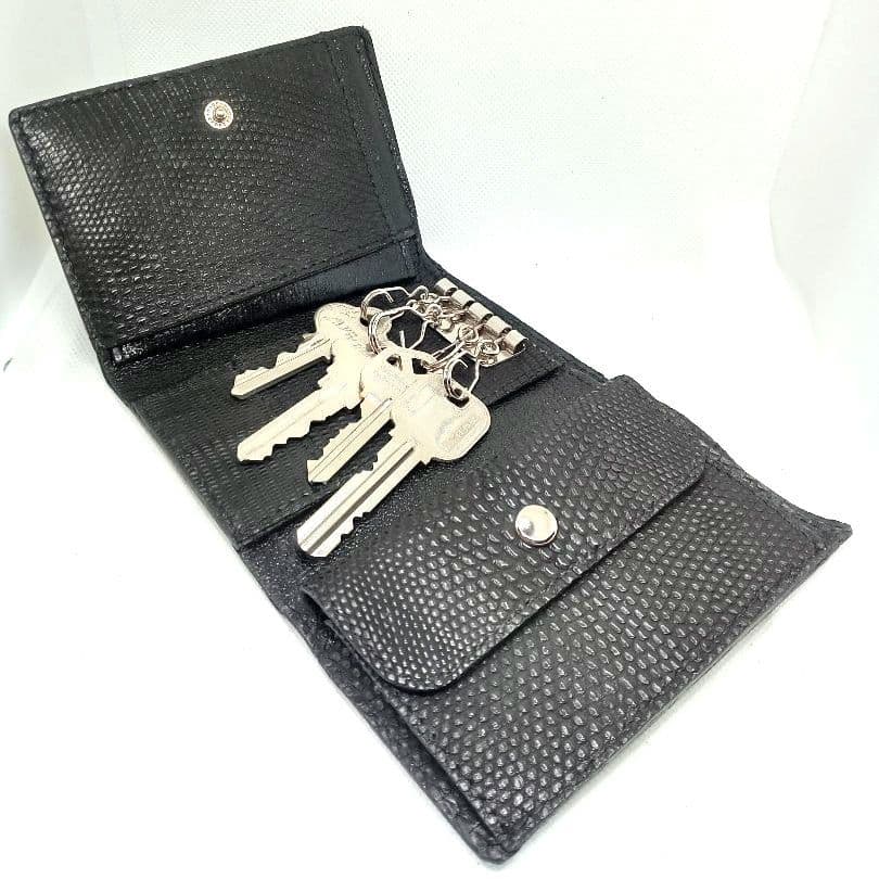 3つ折コンパクト財布(リザード/トカゲ)