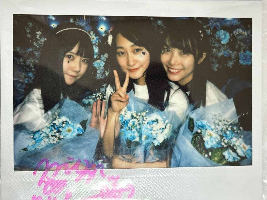 姫園あこ　山本あこ　中丸葵　英未希　直筆サイン入り　チェキ　ワイドチェキ　③