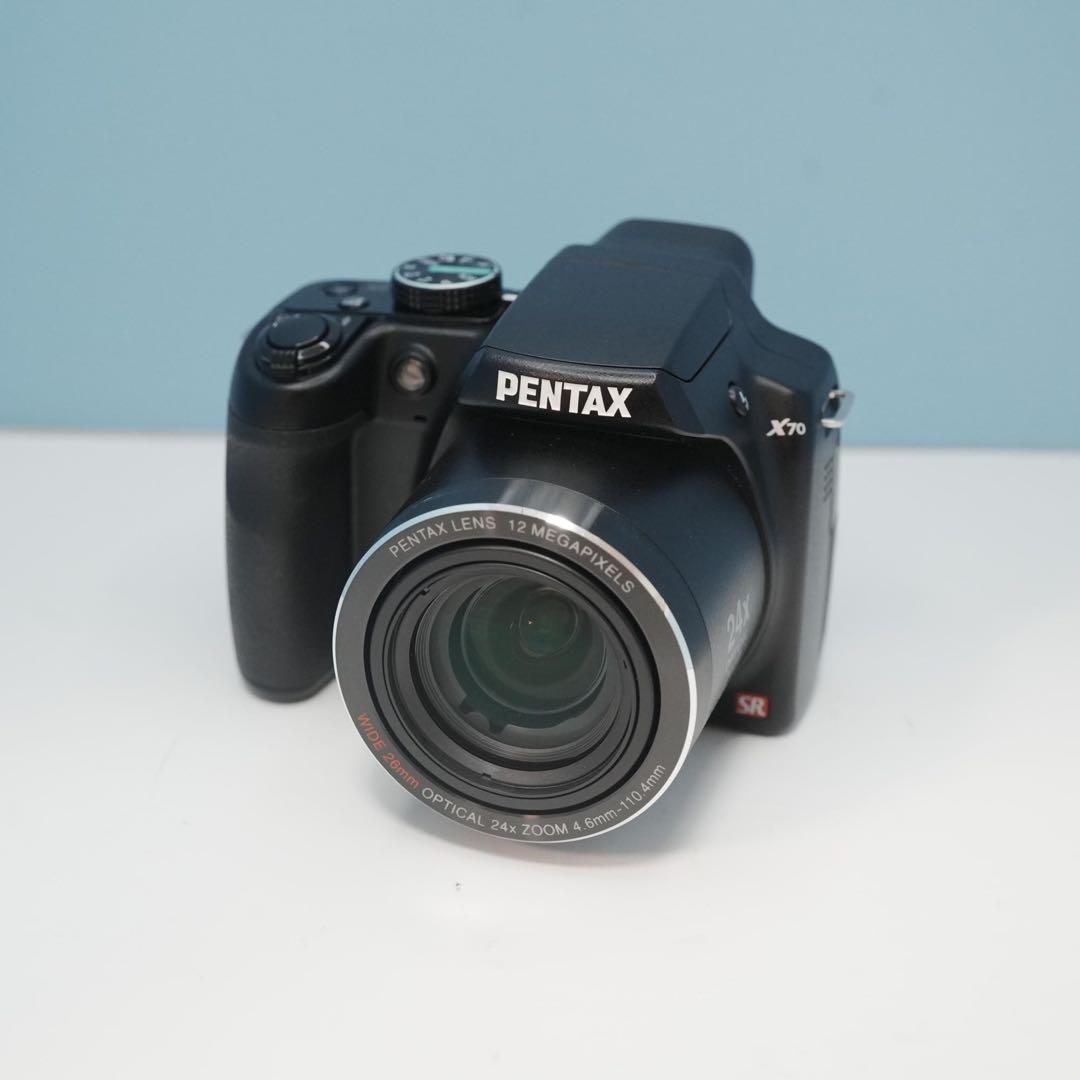 PENTAX X70 デジカメ スマホ転送OK 美品 a5074