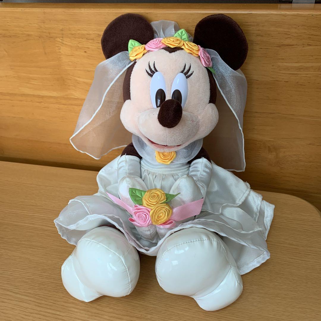 ミッキーミニーぬいぐるみ　ディズニーウエディング