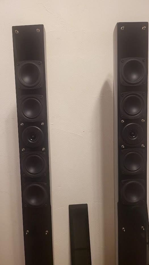 DENON SC-T7L2　トールボーイスピーカー デノン　2台　ブラック②