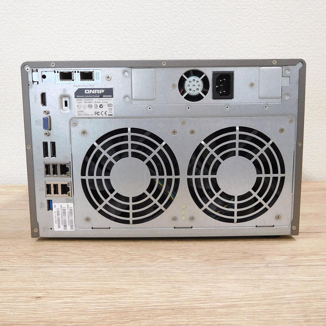 【動作OK】高性能NAS QNAP TS-879Pro