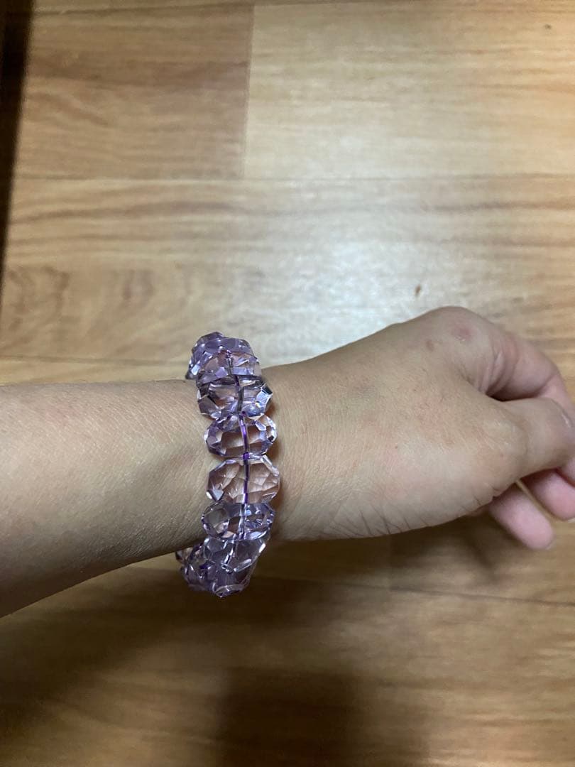 アメジスト　一点物　ブレスレット