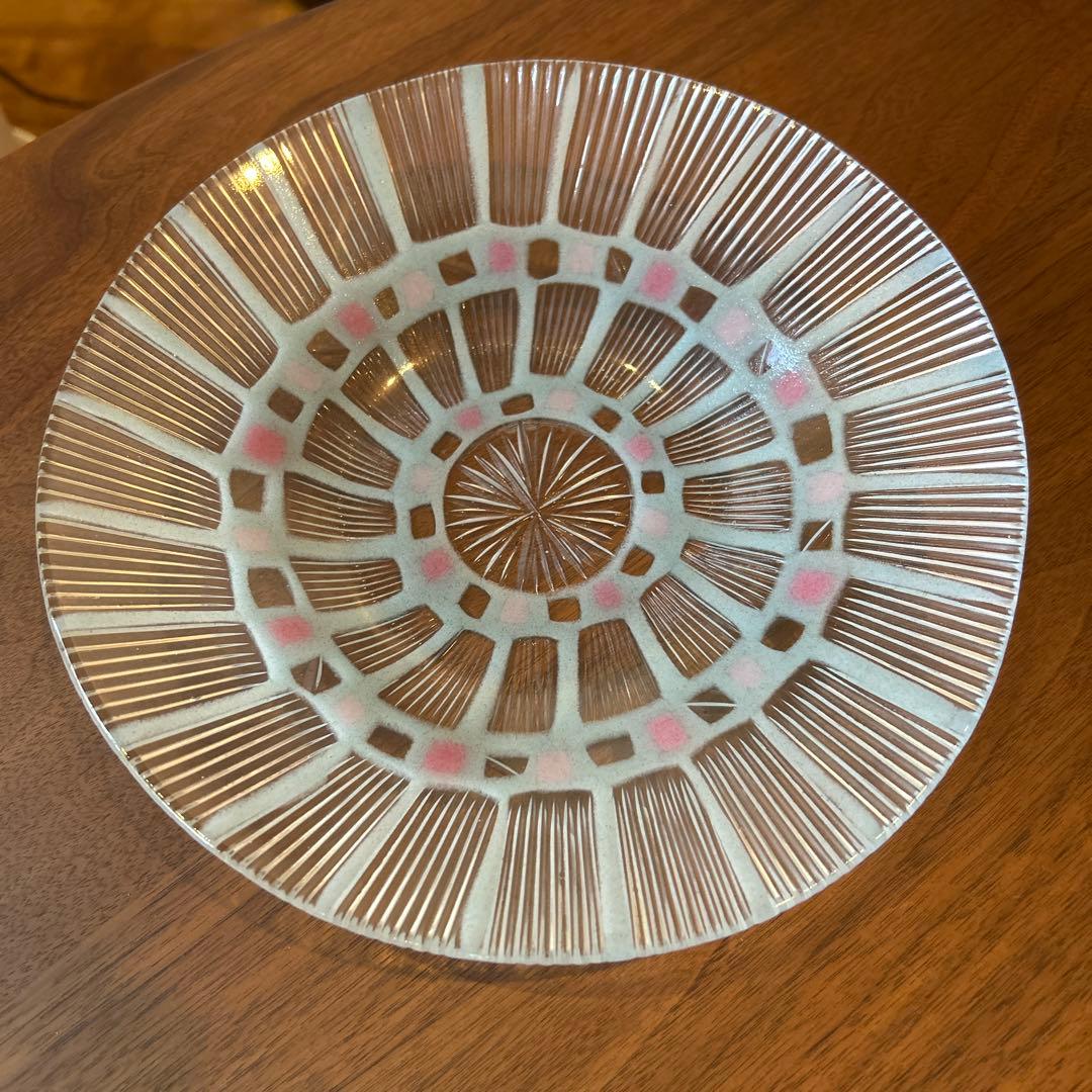 【新品・未使用】　❤️サブロウガラス　大皿