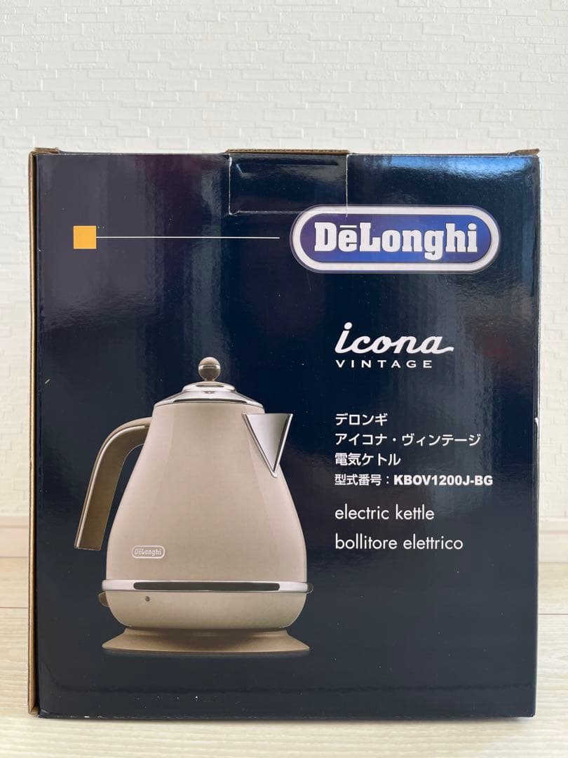 【新品未使用未開封】デロンギ　アイコナ・ヴィンテージ　電子ケトル