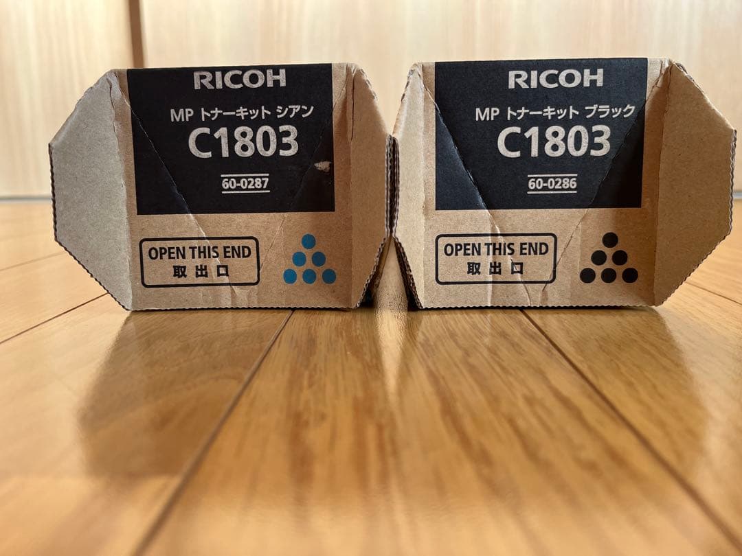 ⭐️RICOH純正トナー　C1803 2本⭐️
