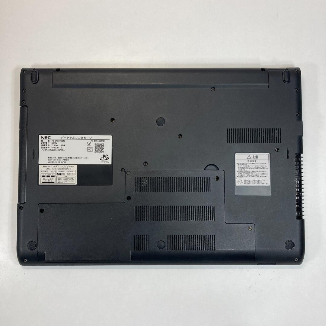 NEC エヌイーシー ノートパソコン i3 SSD Windows11 PC