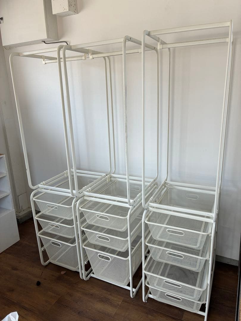 ともことも IKEA ALGOT アルゴートラック棚シェルフハンガーラック