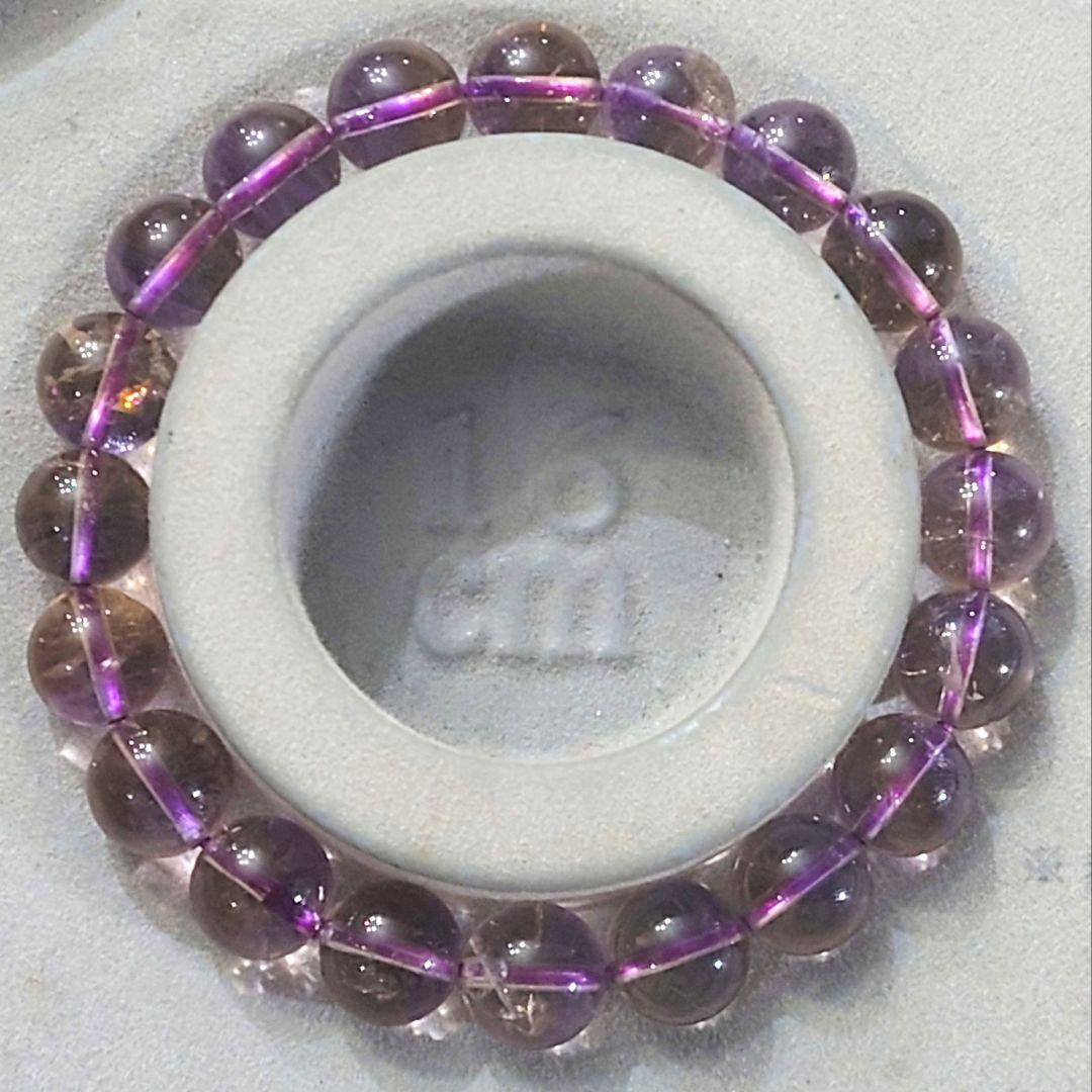 ★(くつくつ！)トップグレードアメトリン 9.8ミリ珠ブレス(SA+)