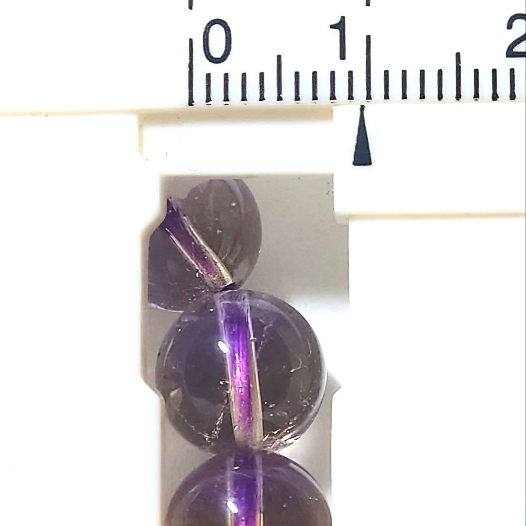 ★(くつくつ！)トップグレードアメトリン 9.8ミリ珠ブレス(SA+)