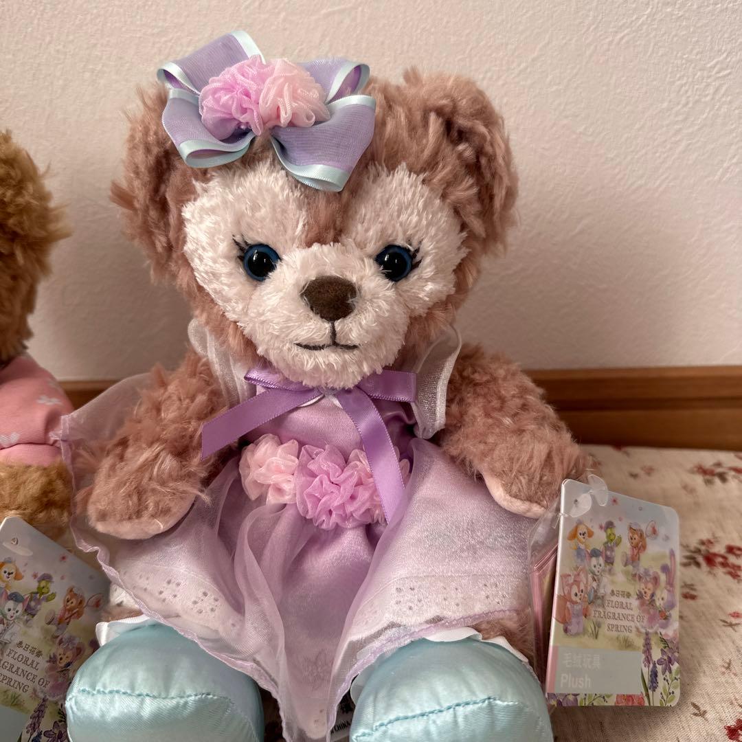 上海ディズニー❤️春日　ダッフィーシェリーメイぬいぐるみssセット