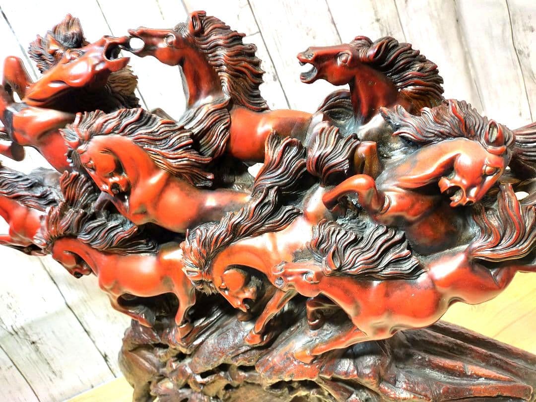 【送料込✡中古品】✡縁起物 ✡九頭馬✡風水