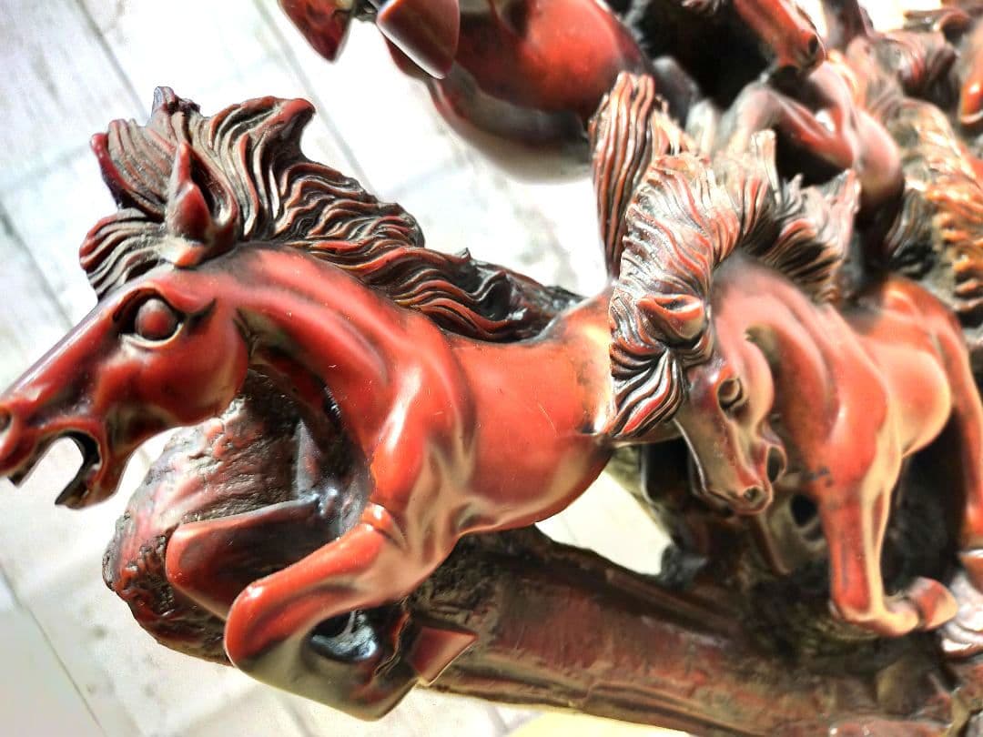 【送料込✡中古品】✡縁起物 ✡九頭馬✡風水