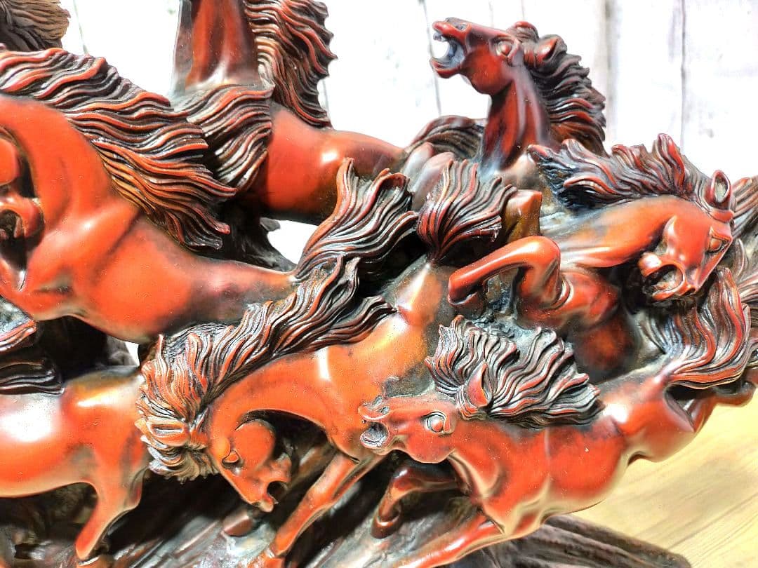 【送料込✡中古品】✡縁起物 ✡九頭馬✡風水