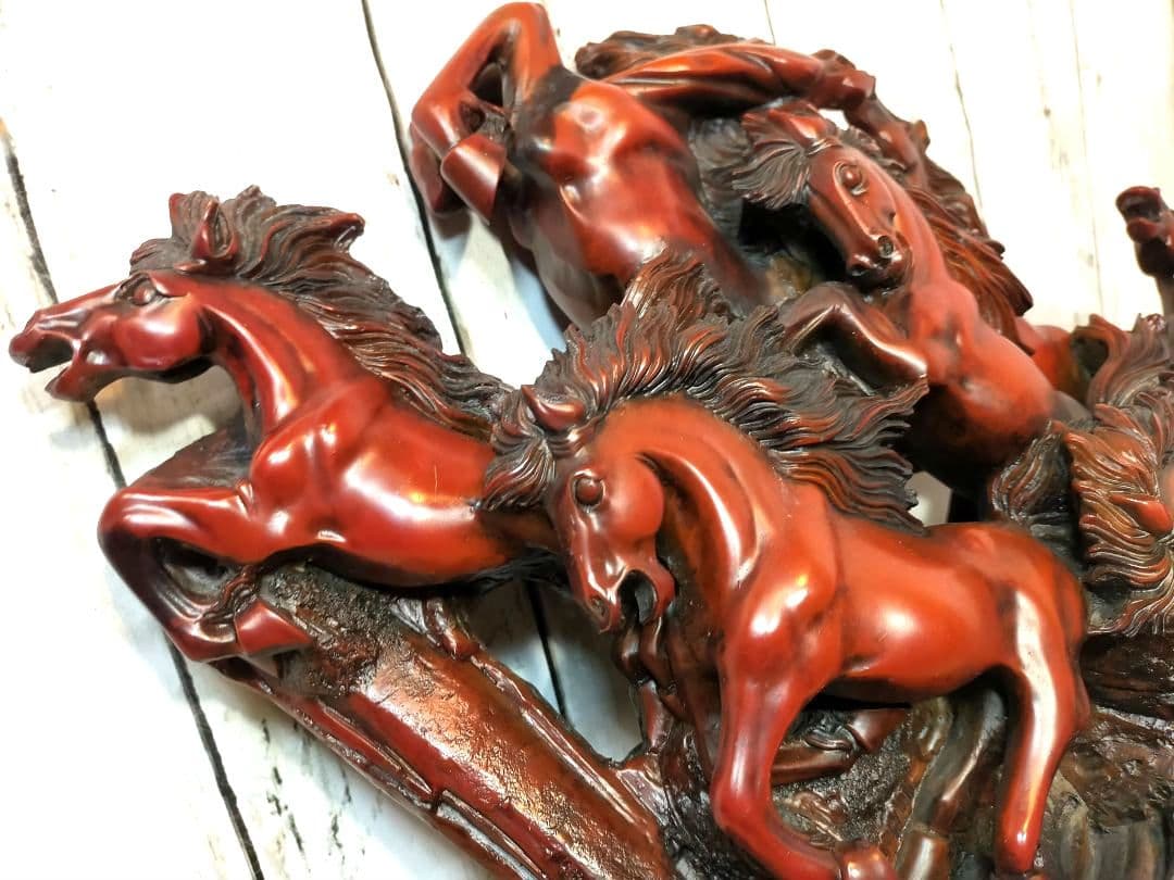 【送料込✡中古品】✡縁起物 ✡九頭馬✡風水