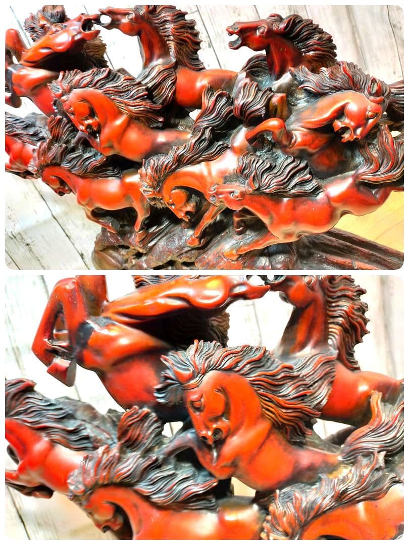 【送料込✡中古品】✡縁起物 ✡九頭馬✡風水