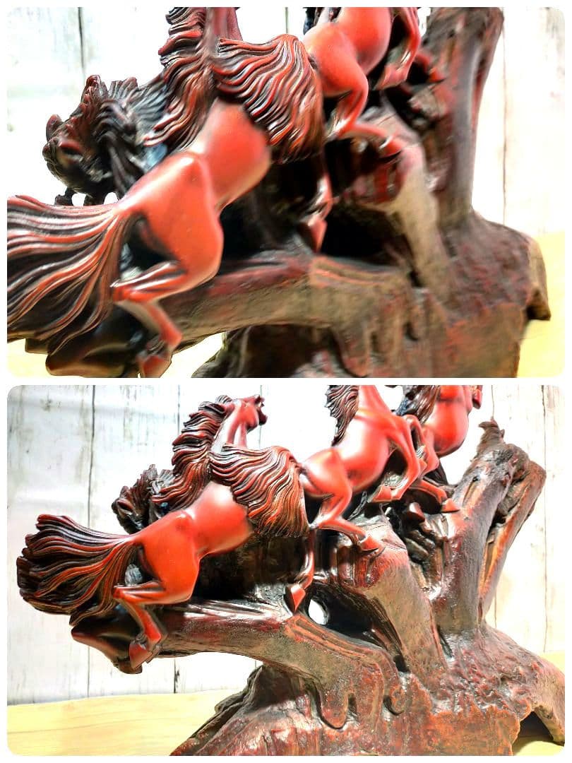 【送料込✡中古品】✡縁起物 ✡九頭馬✡風水