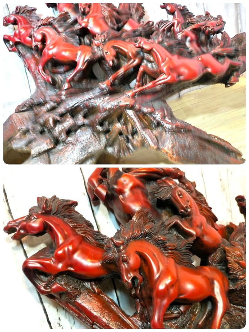 【送料込✡中古品】✡縁起物 ✡九頭馬✡風水