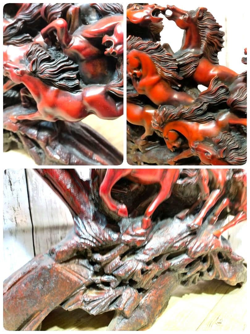【送料込✡中古品】✡縁起物 ✡九頭馬✡風水