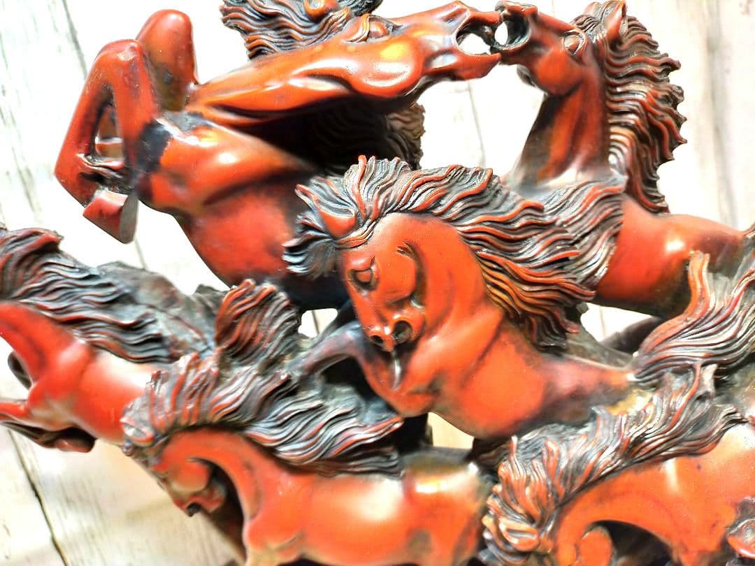 【送料込✡中古品】✡縁起物 ✡九頭馬✡風水