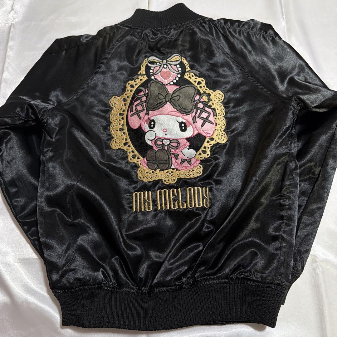 サンリオ マイメロディ クロミ 刺繍 スカジャン